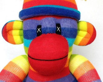 rainbow sock monkey commercial