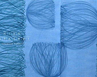 Nani Iro Kokka Japanese Fabric Chorus linen - a capella - 50cm