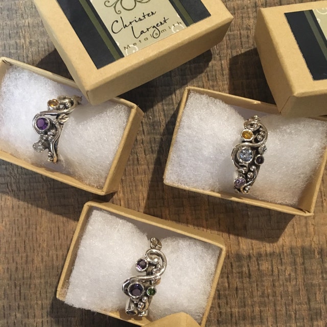 custom silversmith jewelry inspired by nature and by bddesigns