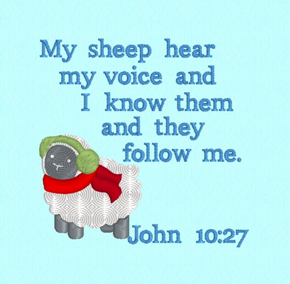 john 10 my sheep hear my voice