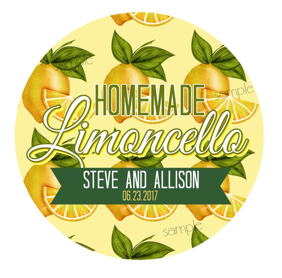 limoncello stickers lemon tags lemon stickers labels