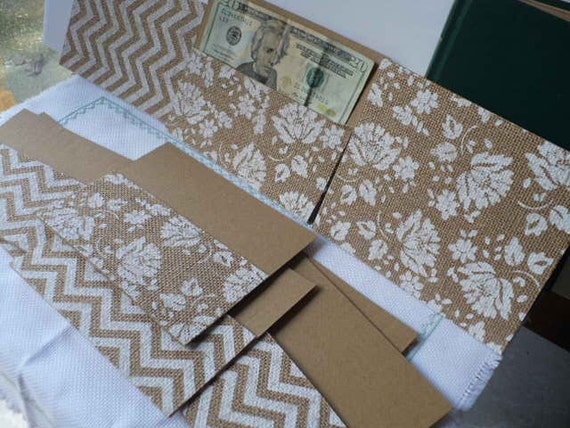 Burlap Cash Envelope, Cash Envelope System, Wedding Cash Envelope, Money Envelopes, Graduation Gift Card Holder, Spring 2017 Gone