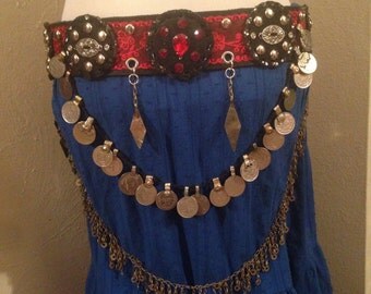 Tribal fusion, Tribal, ATS, leather dance belt
