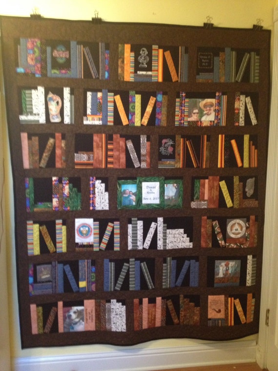 Items Similar To Bookcase Quilt Custom Made To Order On Etsy