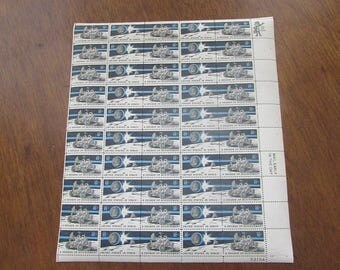 1971 Space Achievement Stamps - 8 Cent Postage Stamp - Sheet of 50 Vintage Unused US Postage Stamps