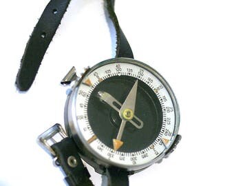Vintage Soviet Compass Wrist Compass from Russia Soviet Union USSR