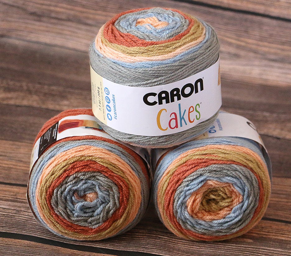 Caron Cakes Yarn Fruit Cobbler NEW Color Wool Blend Yarn