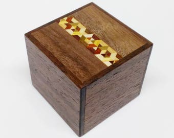 Japanese Puzzle box (Himitsu bako) Kobako 54m (2.1inch) 7 steps