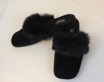 Velvet slippers | Etsy