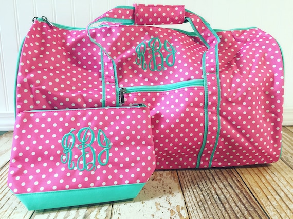 Girls duffle bag personalized travel bag monogrammed