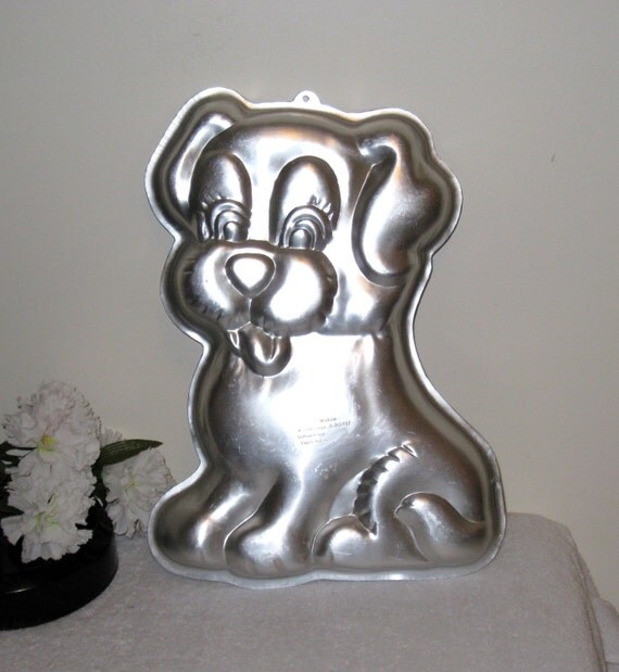 1991 Wilton Precious Puppy Cake Pan 15 1/8 X 10 7/8 X