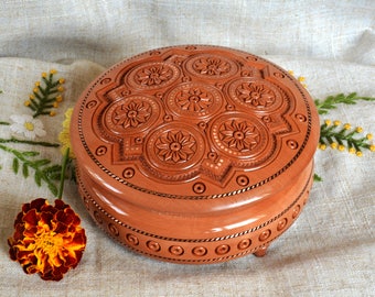 Jewelry box Wooden box Wood box Ring box Wood box Wood boxes Jewelry boxes Wood carving schatulle Wedding gifts Jewellery box boite B56