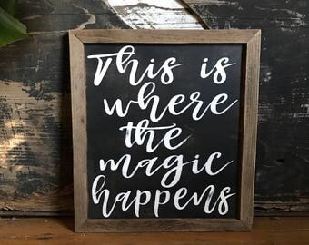 This is where the magic happens