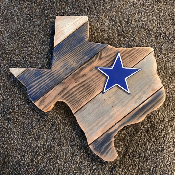 Dallas cowboys Texas wood cut out 15