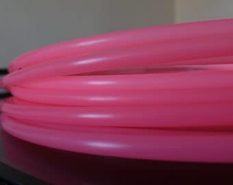 Custom Polypro Hoop in Glow-in-the-dark Pink 5/8" tubing
