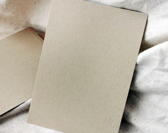 Thick Kraft Cardstock 5x7, 25 sheets, heavy weight card stock, kraft card stock, recycled kraft cardstock, Rustic Cardstock, Wedding DIY