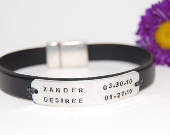 Dad Gift. Dad bracelet. Mom gift. Fathers day bracelet. Fathers day custom bracelet. New father. Father gift. New Dad. Dad.