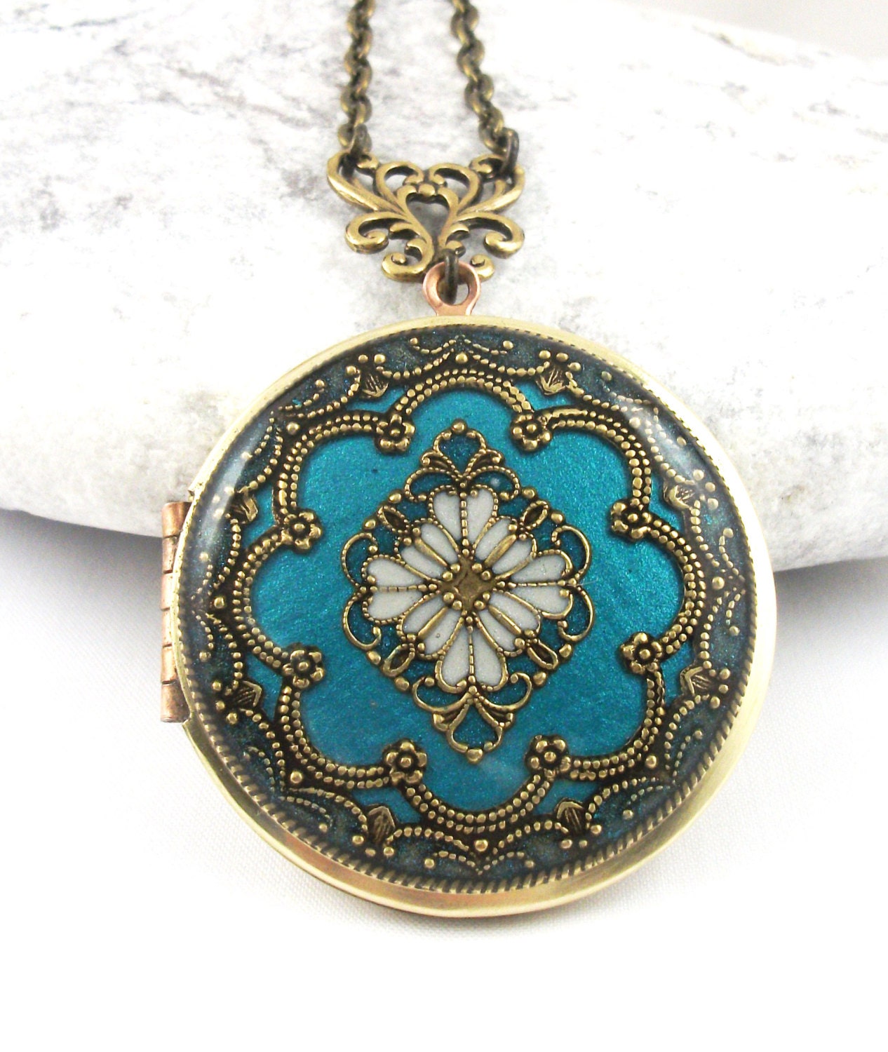 antique diamond locket