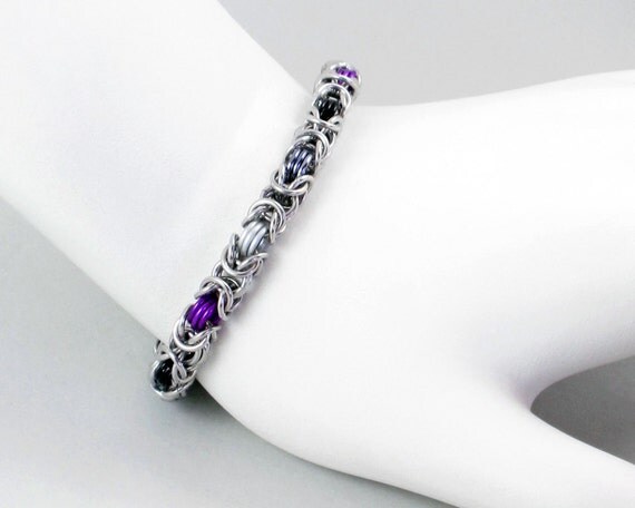 Asexual Pride Bracelet Ace Pride Jewelry by ASilverDragonfly