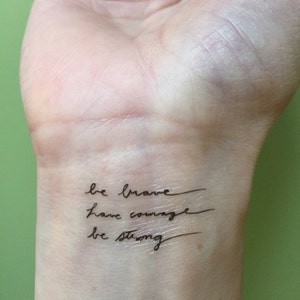 strong brave meaning tattoos