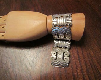 Mexico Sterling Link Bracelet