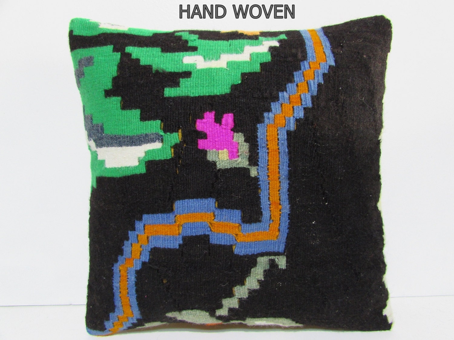 knit pillow sham 18x18 needlepoint pillow case knitted pillow