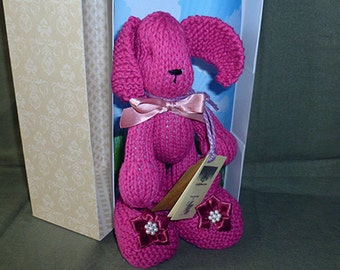 On SALE! Cotton Critter - Pink- with ankle strap baby shoes