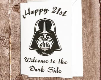 Star Wars Birthday Card (choose your age)