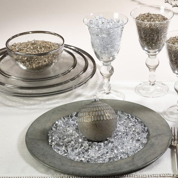 Items similar to Decorative Crushed Glass Vase Filler - 6 ...