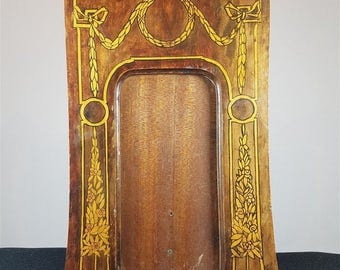 Antique Arts and Crafts Art Nouveau Wooden Picture Frame Late 1800's - Early 1900's