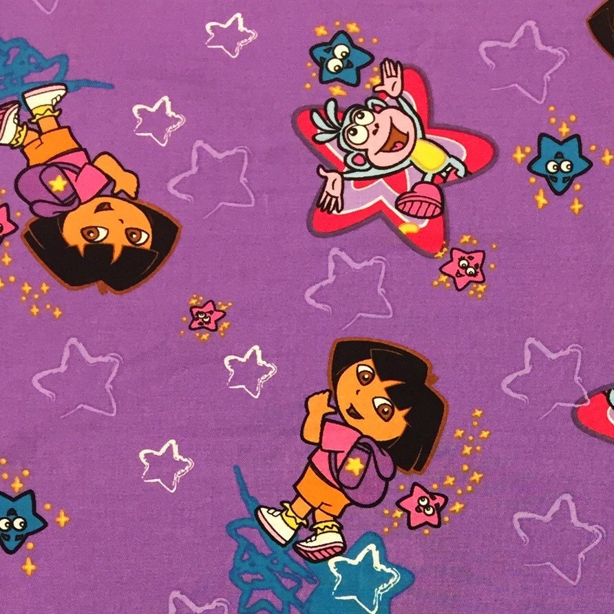 DORA THE EXPLORER Fabric Quilting Cotton half yard//by the