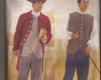 Butterick 6754 Men's Historical Civil War Costumes. Sizes 32-34-36, 44-46-48. Circa 2001