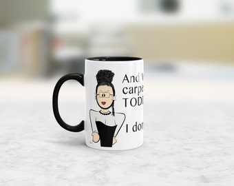 Christmas Vacation, Todd and Margo arguing "And why is the carpet all wet Todd? I don't know Margo", 15oz Ceramic Mugs in White/Black