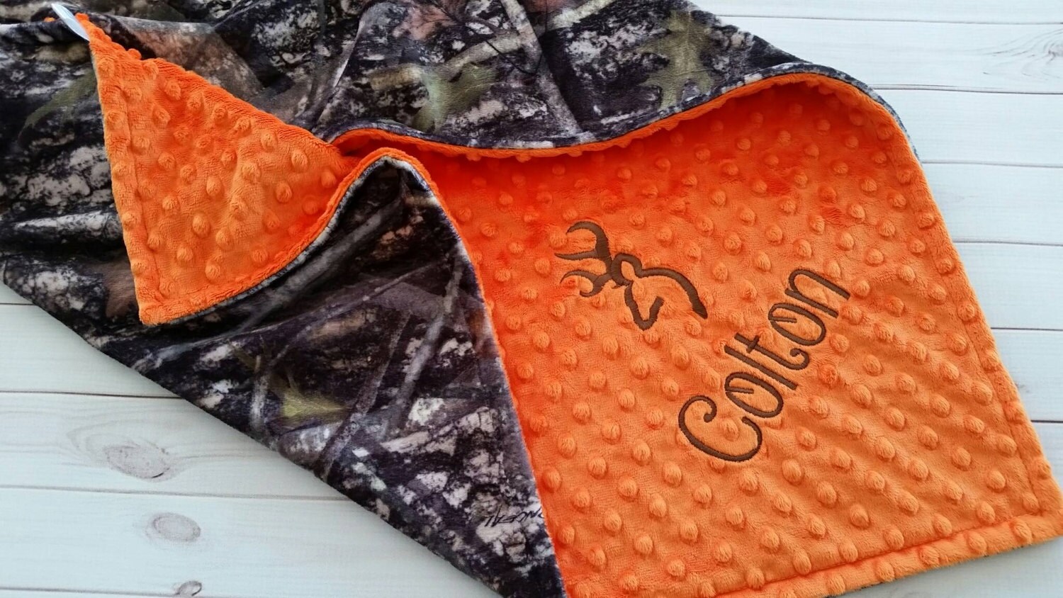 Personalized Camo Baby Blanket Camo Minky Blanket Minky Baby