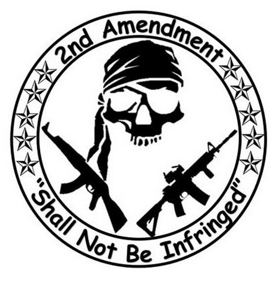 Second Amendment Decal 5x5