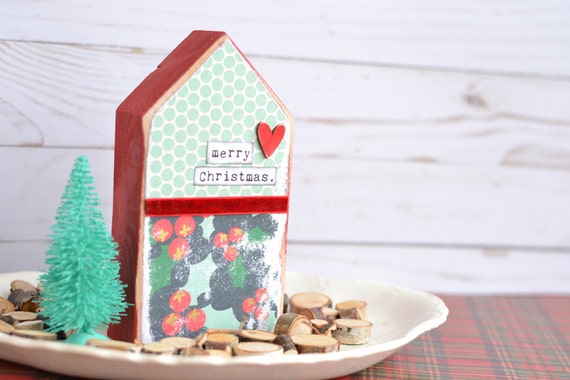 Christmas Handmade House Sign.