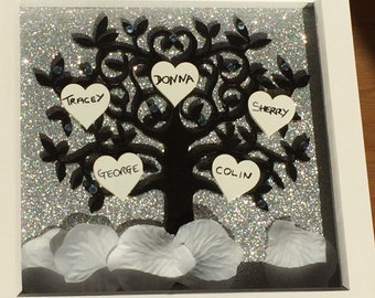 Family Tree Frame, Personalised Family Frame, Gift for the Home, Gifts for Her, Gifts for Him.