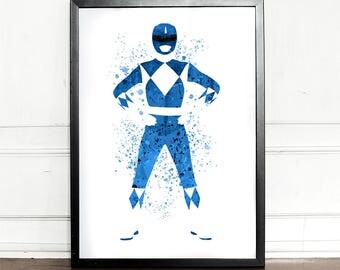 Blue power ranger | Etsy