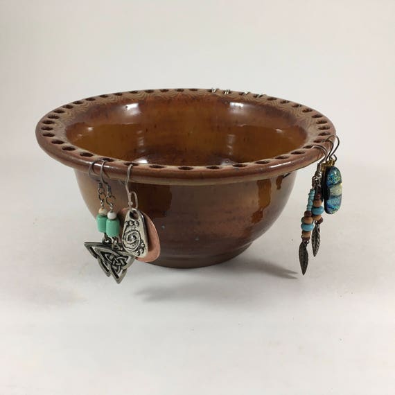 Jewelry Holder Earring Bowl Pottery Jewelry Organizer