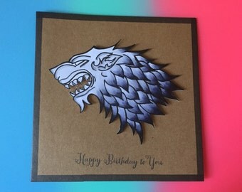 Game of thrones birthday card