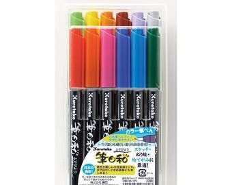 Artline    Brush Markers Calligraphy Pen Set Ombre