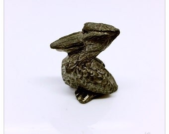 Pewter Miniature Pelican Figurine