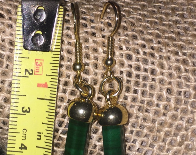 Jade earrings