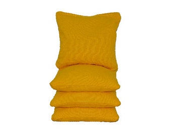 Yellow Cornhole / Corntoss Bags (4 Bags Included) | Corn Hole Bags | Bag Toss | Corn Toss | Bean Bag Toss | Bean Bag
