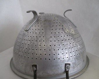 WearEver Strainer Vintage Kitchen Decor Lighting Supply Collectable Aluminum Colander WearEver Strainer Vintage Kitchen Decor Lighting Supply Collectable Aluminum Colander