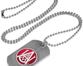 Alabama A&M Bulldogs Stainless Steel Dog Tag Necklace