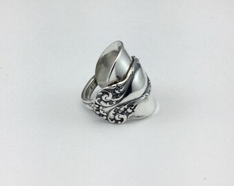 Silverplate Spoon Ring Size 6 - 10 # 2031
