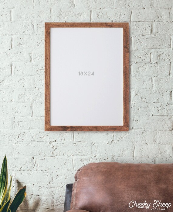 18x24x1.5 Rustic Picture Frame No Glass Distressed frames
