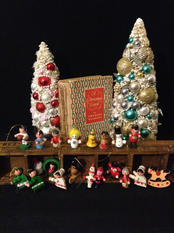 mini wooden christmas ornament collection set of 20 mini wooden christmas ornament collection set of 20