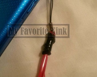 BDSM Flogger Cell Phone Charm